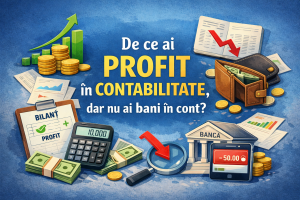 profit în contabilitate dar nu ai bani în cont