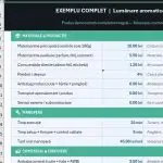 Calculator pret productie artizanat excel pentru cost complet marja TVA si discount