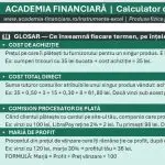 Calculator pret e-commerce excel pentru marja si profit magazin online